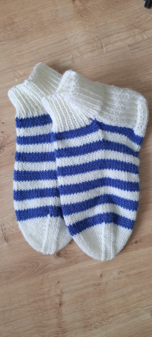 Nilkkasukat : chaussettes en laine moelleuse (basses)