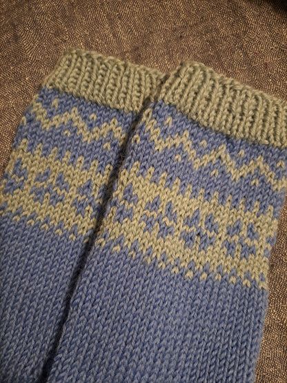 Chaussettes Folk scandinave- version laine épaisse