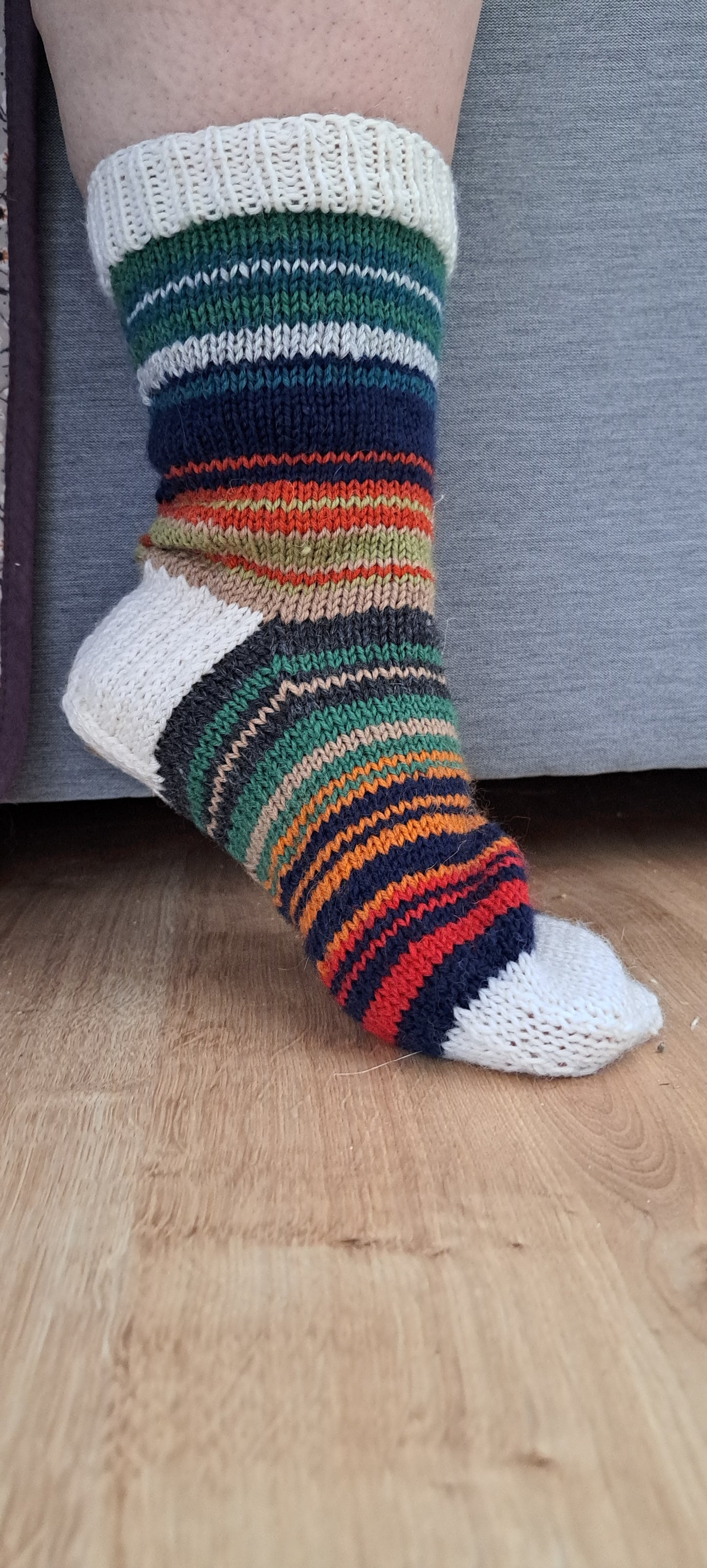 Chaussettes moelleuses " fin d'été avec Peppi"