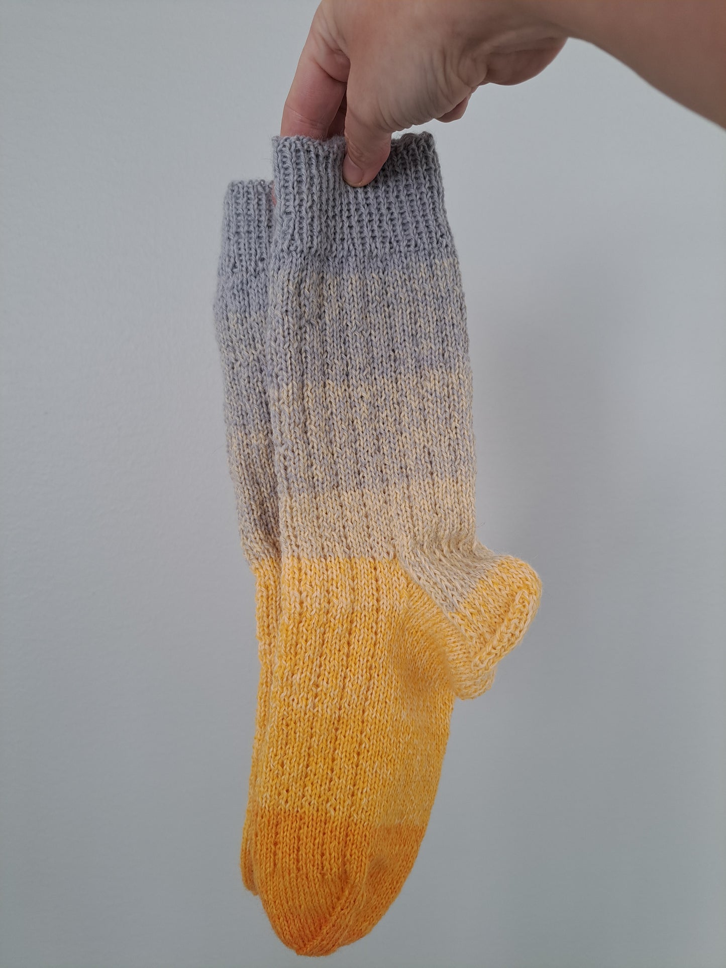 chaussettes fines - soleil d'automne dans les bouleaux- pointure 42/44