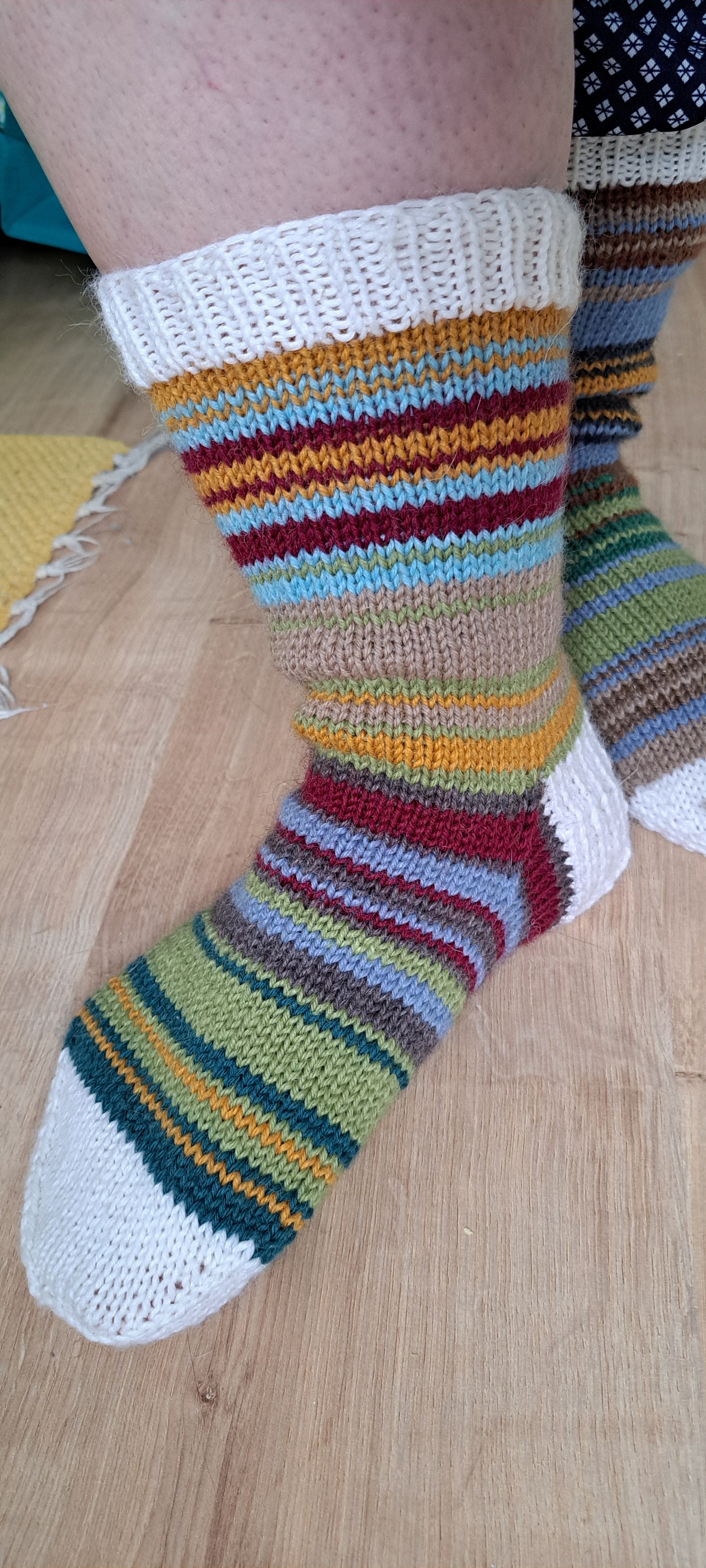 Chaussettes moelleuses " fin d'été avec Peppi"
