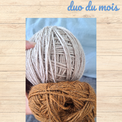 chaussettes moelleuses en laine ( version mi-mollet)
